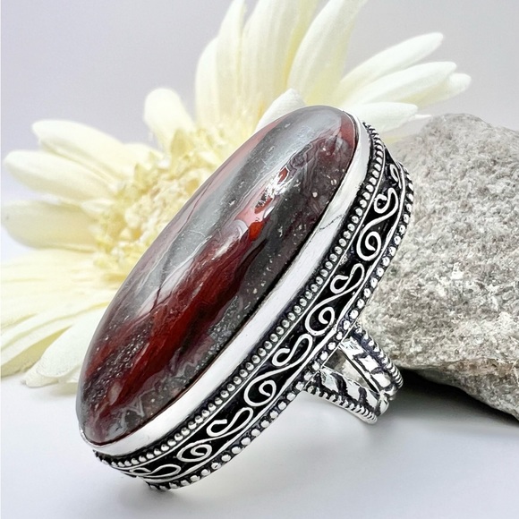 CRAZY LACE AGATE RING - Picture 4 of 9